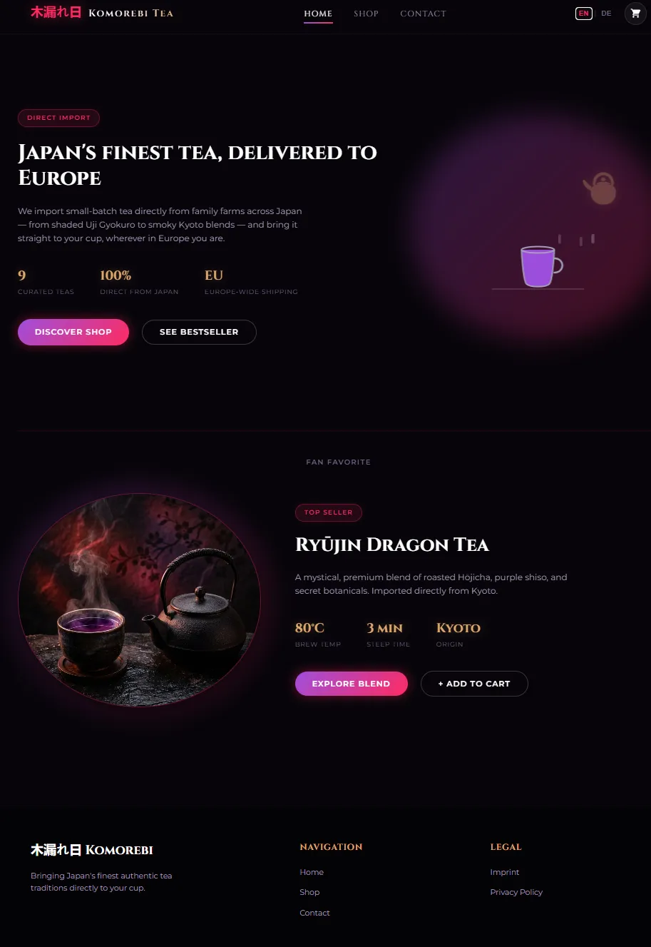 Komorebi Tea — Shop