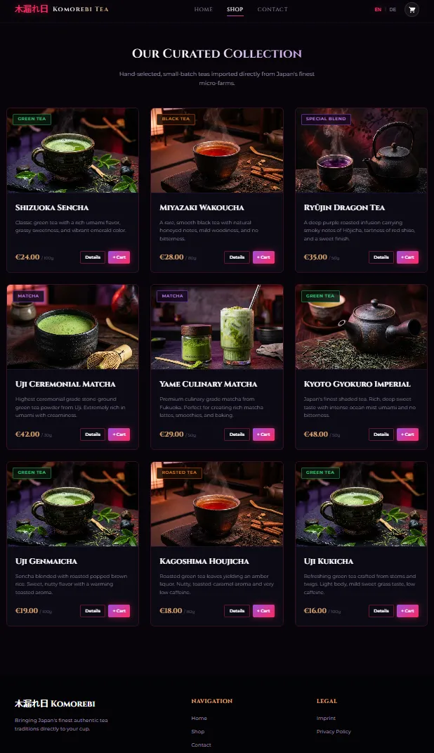 Komorebi Tea — Shop